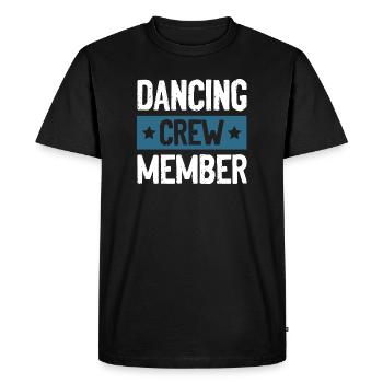 Dancing Crew - Men's Premium Organic T-Shirt - black - Front - Nico (187cm)