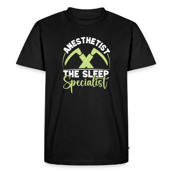 Anesthesiologist The Sleep Specialist Anesthesia - Men's Premium Organic T-Shirt - black - Front - Nico (187cm)