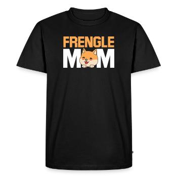 Frengle Dog - T-shirt Premium bio Homme - noir - Devant - Nico (187cm)