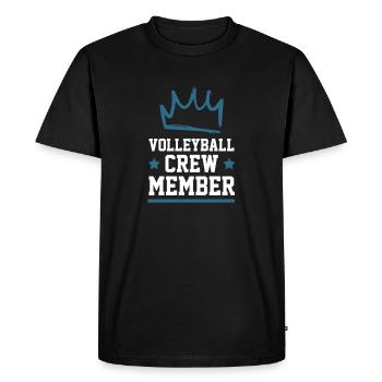 Équipe de volley-ball - T-shirt Premium bio Homme - noir - Devant - Nico (187cm)