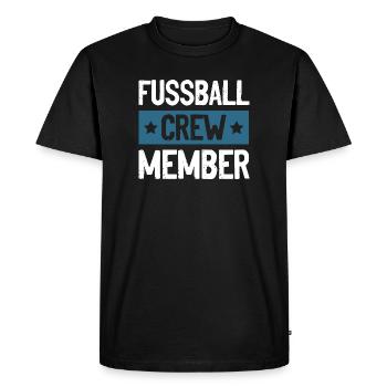 Équipe de football - T-shirt Premium bio Homme - noir - Devant - Nico (187cm)