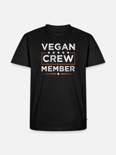 Vegan Crew - T-shirt Premium bio Homme - noir