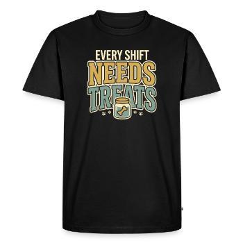 Kennel technician, kennel assistant, animal care - Men's Premium Organic T-Shirt - black - Front - Nico (187cm)