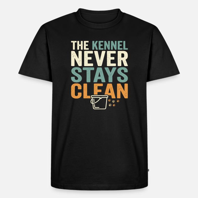 Zwingertechniker, Zwingerassistent, Tierpflege - Männer Premium Bio T-Shirt - Schwarz