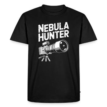 Art du télescope Nebula Hunter - T-shirt Premium bio Homme - noir - Devant - Nico (187cm)