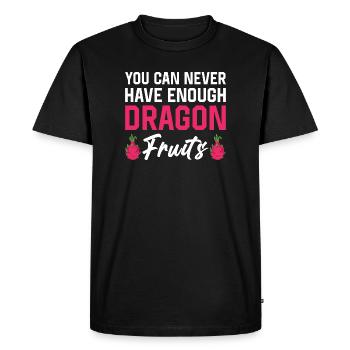Empreintes de pouvoir du Fruit du Dragon - T-shirt Premium bio Homme - noir - Devant - Nico (187cm)