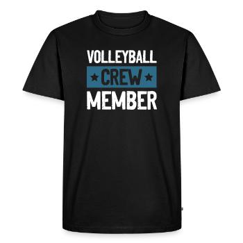 Équipe de volley-ball - T-shirt Premium bio Homme - noir - Devant - Nico (187cm)