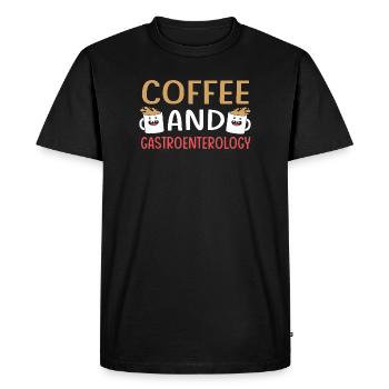 Gastroenterology - Men's Premium Organic T-Shirt - black - Front - Nico (187cm)