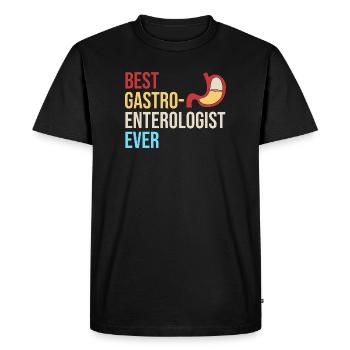 Gastro-entérologie - T-shirt Premium bio Homme - noir - Devant - Nico (187cm)
