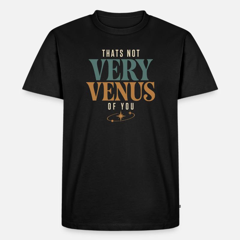 Signe de Vénus Astrologie de Vénus - T-shirt Premium bio Homme - noir