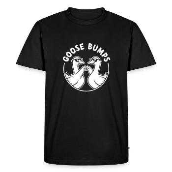 Duo Canard Chair de Poule - T-shirt Premium bio Homme - noir - Devant - Nico (187cm)