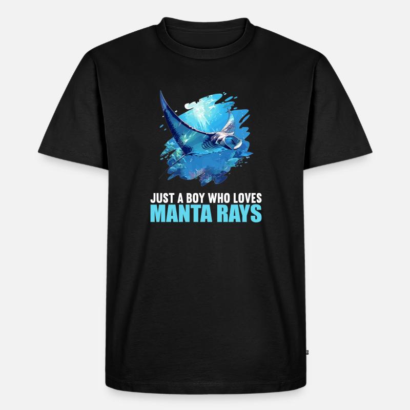 Rays Manta Rays - Men's Premium Organic T-Shirt - black