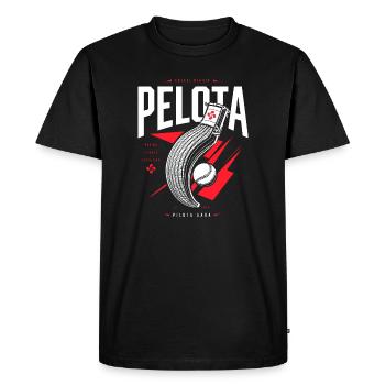 Pelote Basque Sport Design - T-shirt Premium bio Homme - noir - Devant - Nico (187cm)