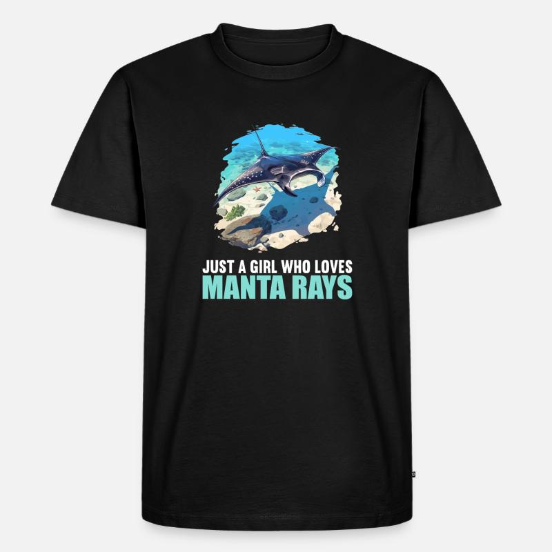 Rays Manta Rays - Men's Premium Organic T-Shirt - black