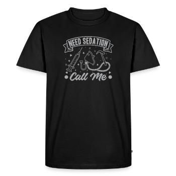 Anesthesiologist Need Sedation Anesthesia - Men's Premium Organic T-Shirt - black - Front - Nico (187cm)