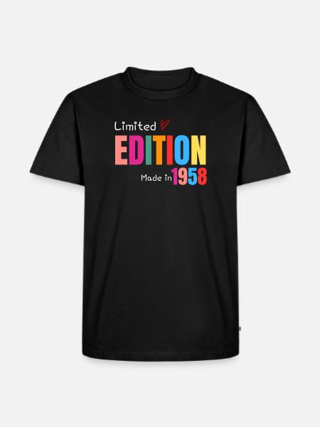 Limited edition Made in 1958 - T-shirt Premium bio Homme - noir
