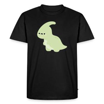 Parasaurolophus Perry - T-shirt Premium bio Homme - noir - Devant - Nico (187cm)