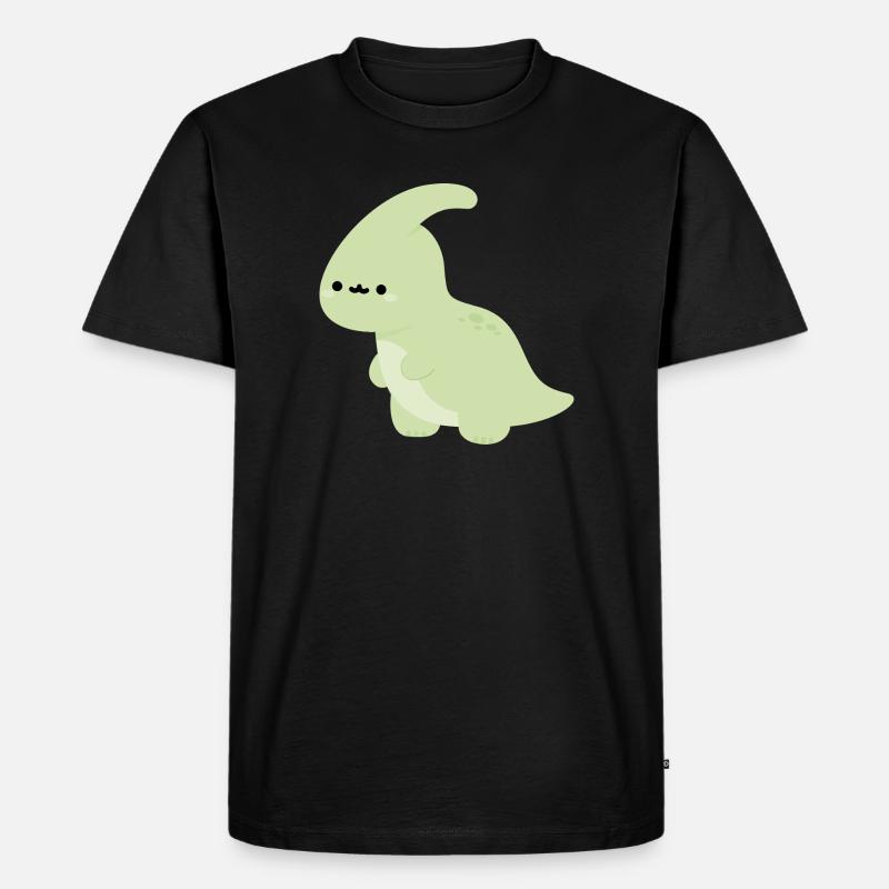 Parasaurolophus Perry - Männer Premium Bio T-Shirt - Schwarz