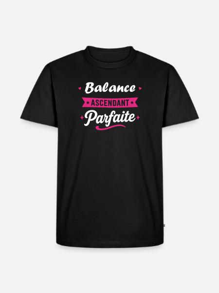 Balance Ascendant Parfaite - T-shirt Premium bio Homme - noir