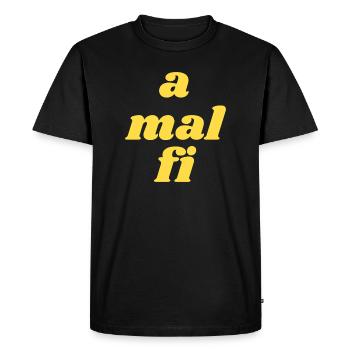 a times fi - Men's Premium Organic T-Shirt - black - Front - Nico (187cm)