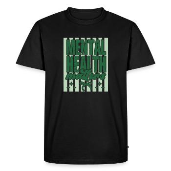 Cadeau de soins personnels de Mental Health Matters - T-shirt Premium bio Homme - noir - Devant - Nico (187cm)