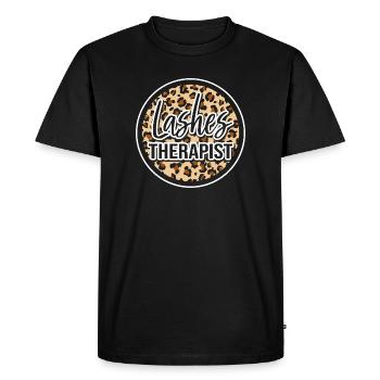 Cosmeticienne maquillage cosmétique - T-shirt Premium bio Homme - noir - Devant - Nico (187cm)