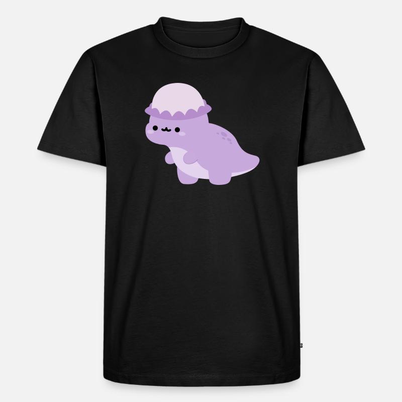 Pachycephalosaurus Dolly - Männer Premium Bio T-Shirt - Schwarz