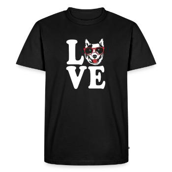 Bouvier australien chien - T-shirt Premium bio Homme - noir - Devant - Nico (187cm)