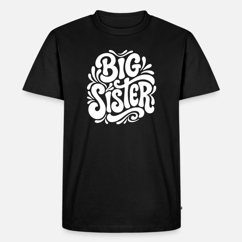 Big Sister Psychedelic Splash - T-shirt Premium bio Homme - noir