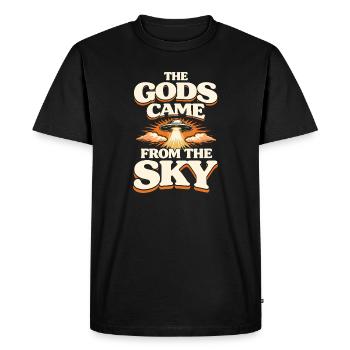 Dieux du ciel - T-shirt Premium bio Homme - noir - Devant - Nico (187cm)
