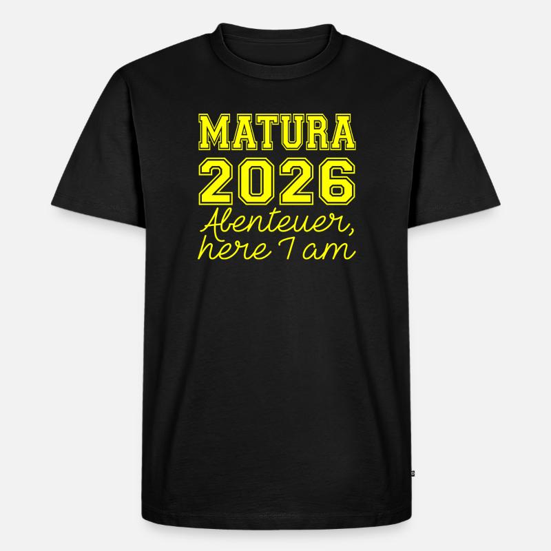 Matura 2026 Spruch - T-shirt Premium bio Homme - noir