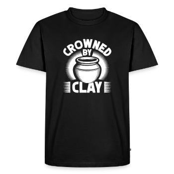 Artistes de la poterie par Clay Pottery - T-shirt Premium bio Homme - noir - Devant - Nico (187cm)