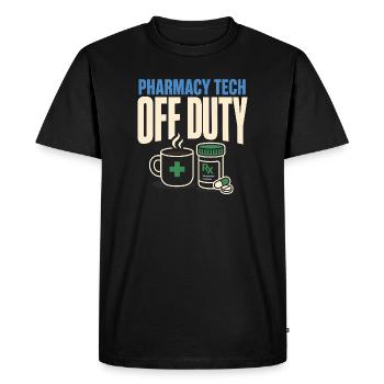 Pharmacy Technician Pharmacy Tech Cpht Rx Gift - Men's Premium Organic T-Shirt - black - Front - Nico (187cm)