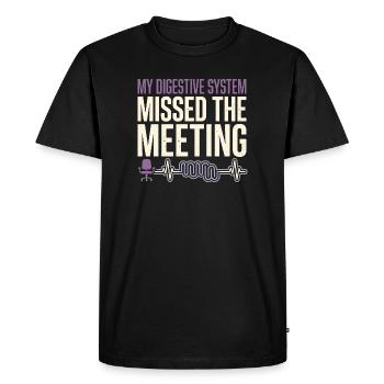Maladie de Crohn, maladie de Crohn, Ibd-krieger - T-shirt Premium bio Homme - noir - Devant - Nico (187cm)
