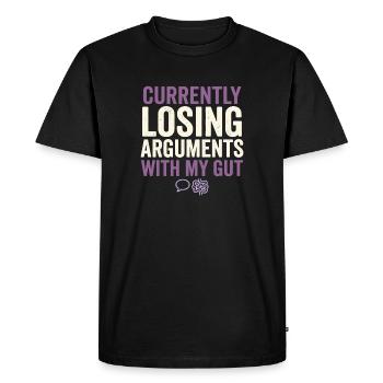 Maladie de Crohn, maladie de Crohn, Ibd-krieger - T-shirt Premium bio Homme - noir - Devant - Nico (187cm)