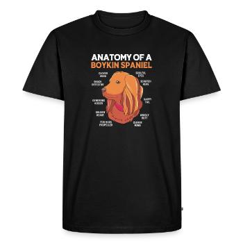 Boykin Spaniel - Men's Premium Organic T-Shirt - black - Front - Nico (187cm)