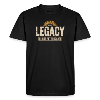 Héritage Défenseur principal des animaux de compagnie - T-shirt Premium bio Homme - noir - Devant - Nico (187cm)