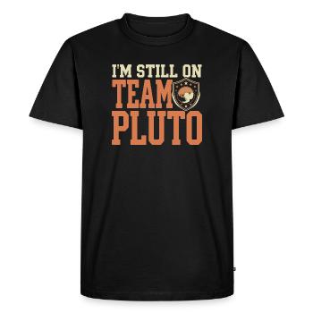 Justice de Pluton pour Pluton N’oubliez jamais Pluton - T-shirt Premium bio Homme - noir - Devant - Nico (187cm)