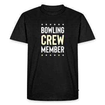 Équipe de bowling - T-shirt Premium bio Homme - noir - Devant - Nico (187cm)
