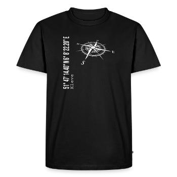Kleve - Men's Premium Organic T-Shirt - black - Front - Nico (187cm)