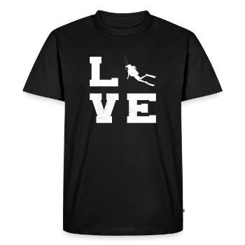 Scuba Diving Gift Idea for Underwater Adventures - Men's Premium Organic T-Shirt - black - Front - Nico (187cm)