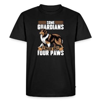 Shetland Sheepdog Sheltie Dog Breed - Men's Premium Organic T-Shirt - black - Front - Nico (187cm)