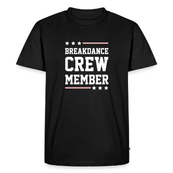 Équipe de breakdance - T-shirt Premium bio Homme - noir - Devant - Nico (187cm)