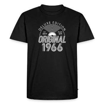 60e anniversaire, 60 ans - T-shirt Premium bio Homme - noir - Devant - Nico (187cm)