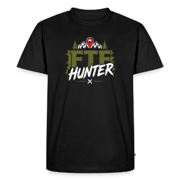 FTE Hunter en plein air - T-shirt Premium bio Homme - noir - Devant - Nico (187cm)