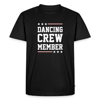 Dancing Crew - Men's Premium Organic T-Shirt - black - Front - Nico (187cm)