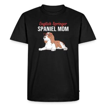 Chien Springer Spaniel - T-shirt Premium bio Homme - noir - Devant - Nico (187cm)