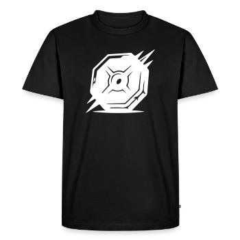 Symbole des poids - T-shirt Premium bio Homme - noir - Devant - Nico (187cm)
