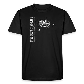 Ramsau près de Berchtesgaden - T-shirt Premium bio Homme - noir - Devant - Nico (187cm)