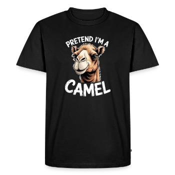 Camel Sayings Camels Funny Camels Gift - Men's Premium Organic T-Shirt - black - Front - Nico (187cm)